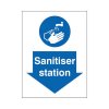 Sanitiser Station Sign 200x300 M402SAV