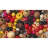 Wooden Beads 450gram Bag  W2166926