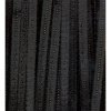 Pipe Cleaners Stems Black 12' (50)